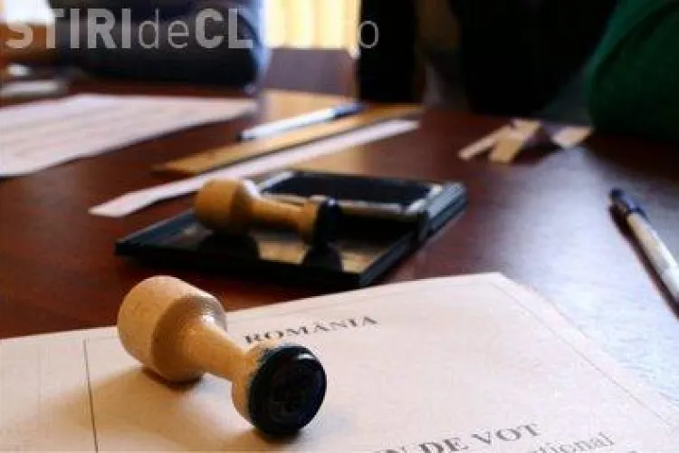 Sectie de vot amenajata in Cluj-Napoca pentru cetatenii Republicii Moldova