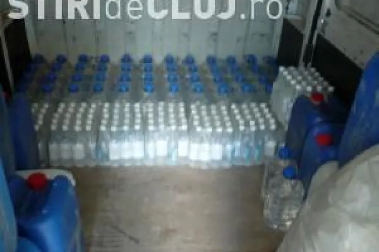 1.800 de litri de alcool, confiscati la Caseiu. Marfa valora 28.000 de lei
