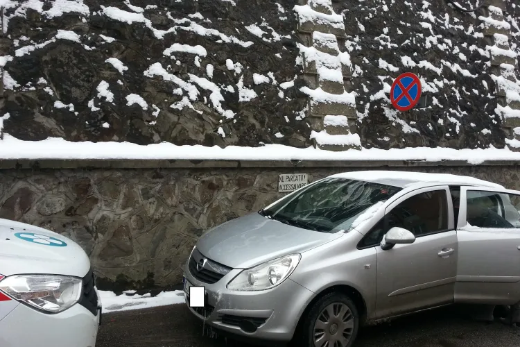 Nu parcați - ACCES SALVARE: ”Dar ea totuși a parcat” - FOTO