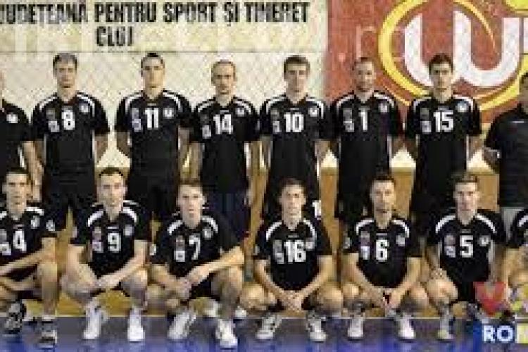 ”U” Cluj învinsă de Unirea Dej la volei masculin