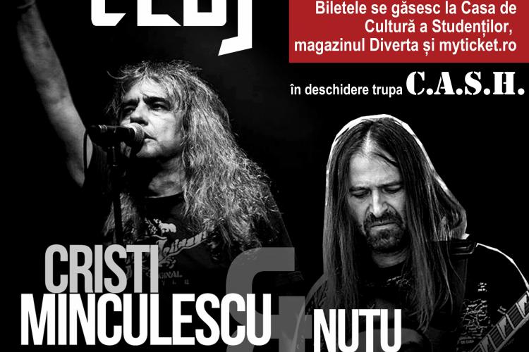 Concert Cristi Minculescu & Nuțu Olteanu Supergrup la Cluj. Vezi când va avea loc și de unde poți lua bilete