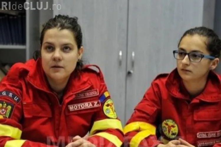 Primii medici care au ajuns la epava avionului, DOUĂ TINERE VOLUNTARE la SMURD CLUJ