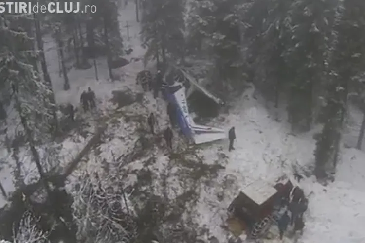 Cadastrul Cluj a stabilit că: ”Aeronava s-a prabusit pe raza judetului Cluj”