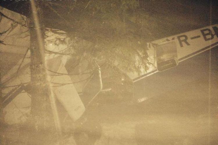 Avion prăbușit la Cluj. Avionul medical prăbușit în zona Poiana Horea a fost GĂSIT! FOTO