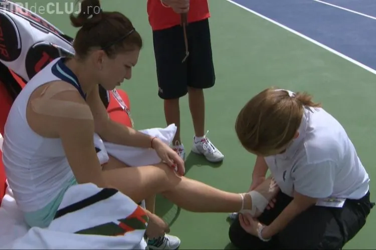 Simona Halep a abandonat turneul de la Dubai din cauza unei accidentări
