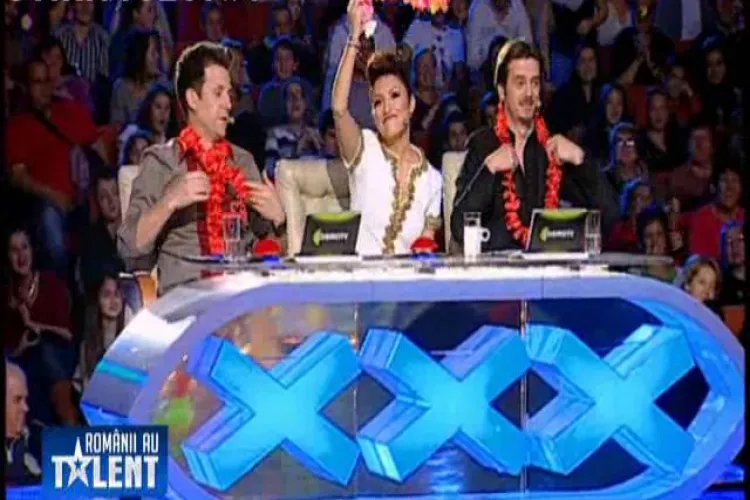 Un concurent a șocat juriul la Românii au talent. A rămas în chiloți pe masă, în fața Andrei VIDEO
