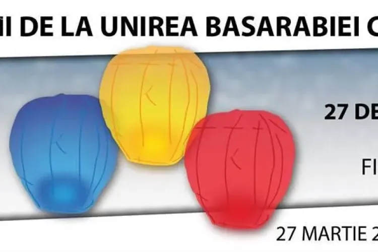 Lampioane tricolore lansate la Cluj și alte 40 de orașe