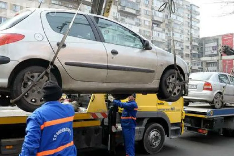Primăria Cluj-Napoca a făcut ”curățenia de primăvară” în trafic. Aproape 60 de mașini au fost ridicate