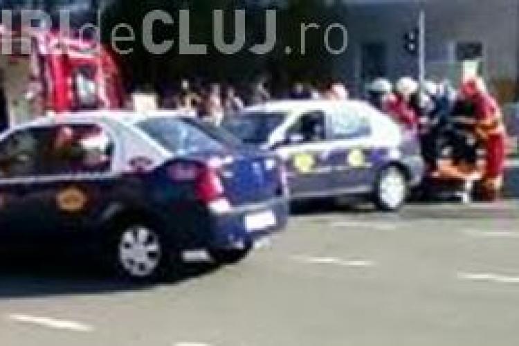 Accident în Cipariu! Un taximetrist a lovit o femeie de 78 de ani