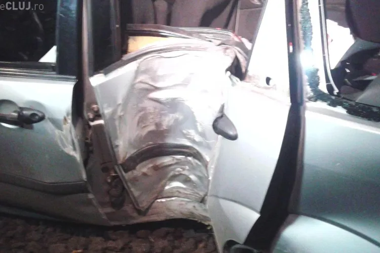 Accident în Cluj, la Luncani. O fetiță de 13 ani a murit. Tatăl ei era beat la volan - FOTO