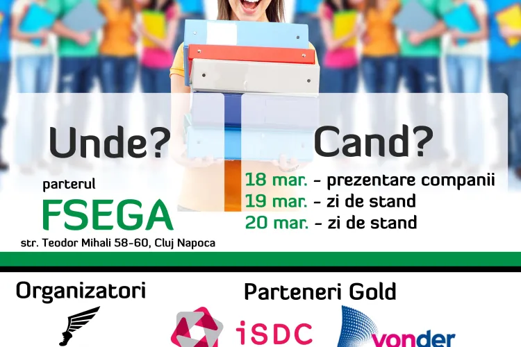 Târg de cariere pentru informaticieni la Cluj-Napoca, organizat de studenți