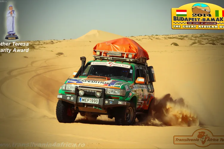 Echipa Transilvania 4 Africa a revenit acasă din raliul umanitar - FOTO