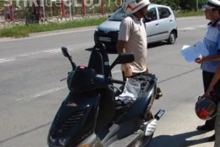 Meltean de Baciu! Mort de beat pe moped și fără permis