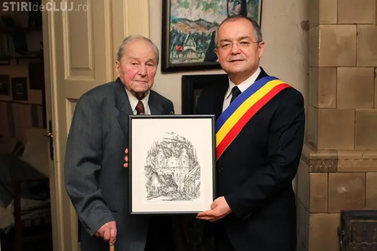 Un clujean de 100 de ani a fost premiat de municipalitate