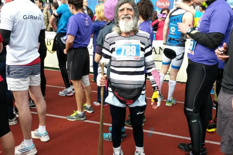 Moșion, alergătorul de 81 de ani de la Maratonul Internațional Cluj: Mă simt ca la 50 de ani - VIDEO