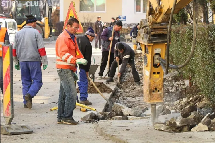 Se asfaltează starda Fericirii din Cluj-Napoca! Alte nouă străzi intră în refacere