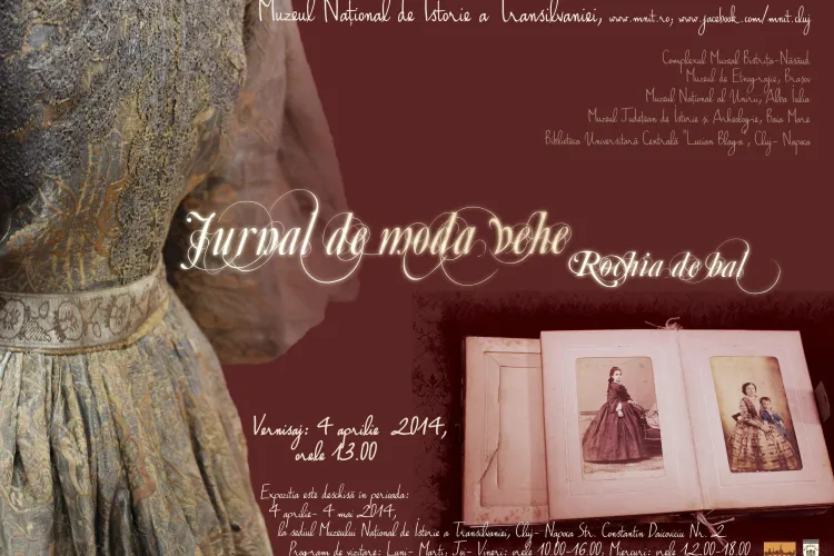 Expoziție de rochii de bal. Vezi cum se îmbrăcau clujencele în urmă cu două secole