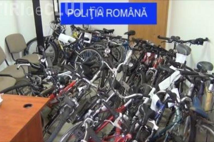 Hoț ”COLECȚIONAR” la doar 18 ani. A furat 24 de biciclete din Cluj VIDEO