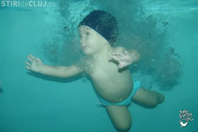 O clujeancă și-a deschis în subsolul casei o piscină pentru bebeluși. E unică în Transilvania