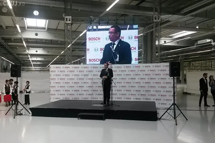 Ajutor de 25 milioane de euro din partea statului pentru construirea fabricii Bosch, din parcul Tetarom de la Jucu - VIDEO
