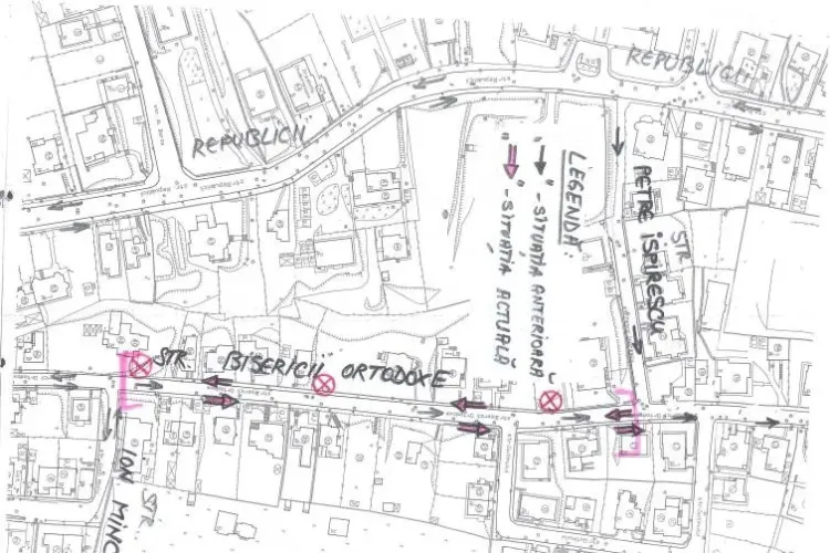 Se modifică circulaţia pe strada Bisericii Ortodoxe