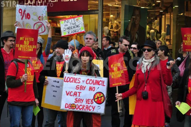 Protest la nivel mondial în lanțurile de fast-food