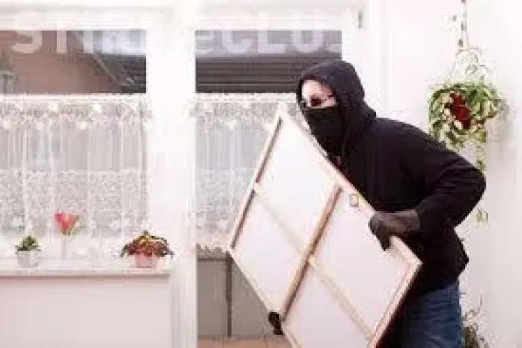 Doi clujeni au fost prinși după ce au furat tablouri și alte obiecte de lux în valoare de 25.000 lei