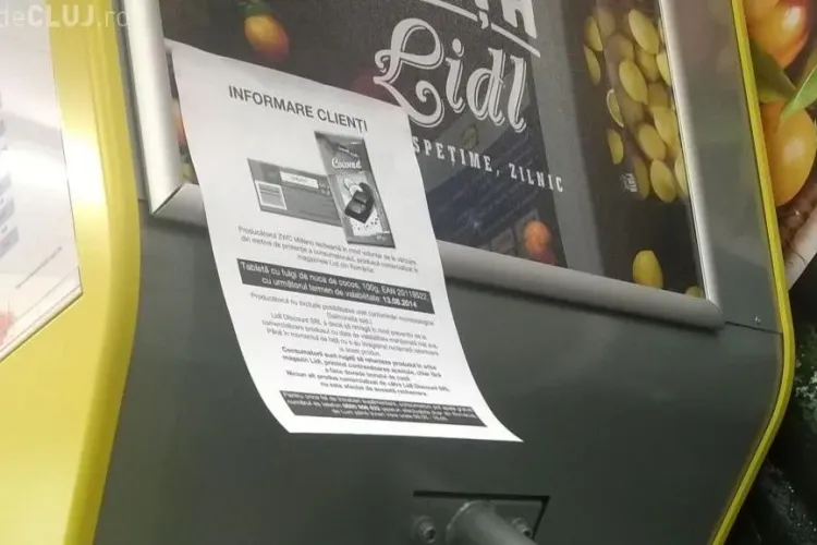 Produs suspect de Salmonella retras de Lidl Cluj. Clienții trebuie să-l returneze - FOTO