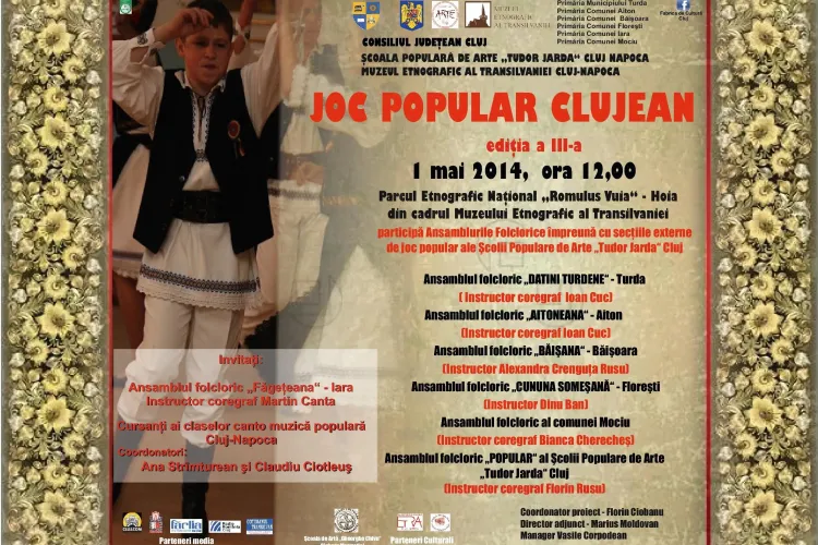 Serbare Câmpenească de 1 Mai la Parcul Etnografic din Cluj-Napoca