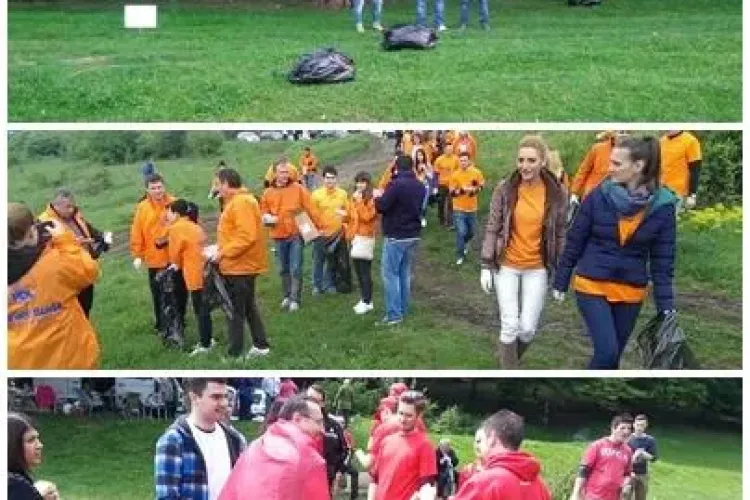 Cum cer politicienii din Cluj voturile la grătar. Valea Gârbăului și Hoia, igienizate contra voturi - FOTO