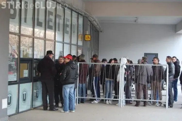 Bilete la meciul U Cluj - Steaua. S-au vândut 9.000 de bilete