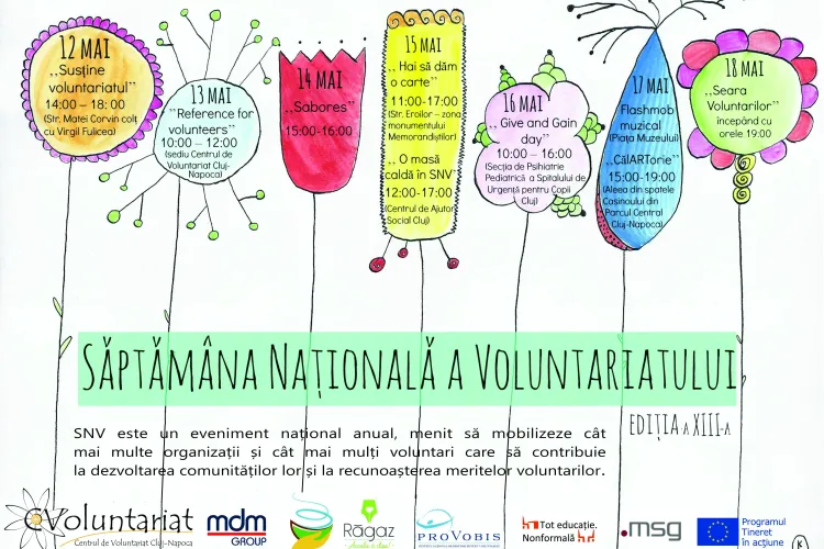 Săptămâna Voluntariatului la Cluj-Napoca. Vezi ce se va întâmpla în oraș săptămâna viitoare