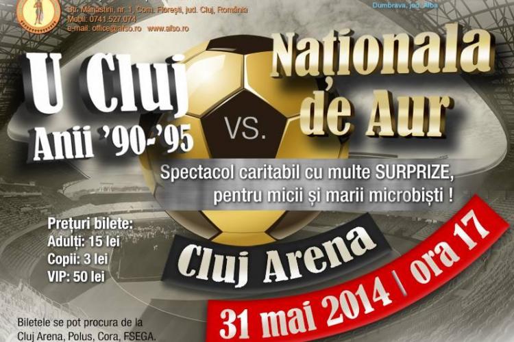 Naționala de AUR joacă pe Cluj Arena un meci amical cu U Cluj