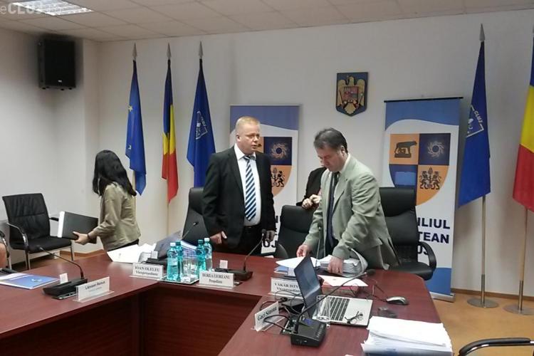 Horea Uioreanu nu a fost lăsat de DNA să conducă ședința Consiliului Județean Cluj - VIDEO