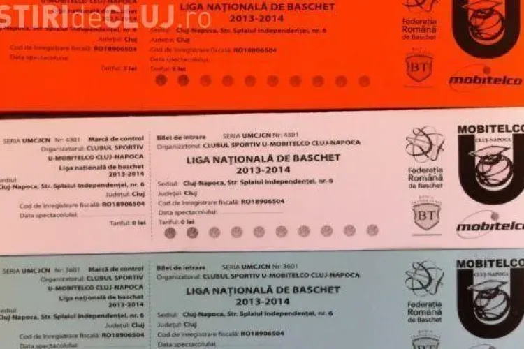 Bilete la meciurile U BT Mobitelco - CSU Ploiesti