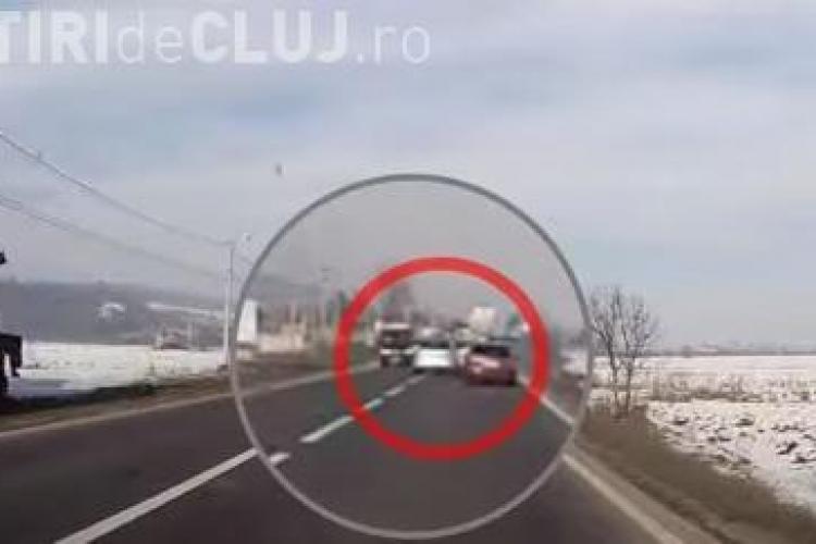 Depășiri inconștiente pe drumurile din Cluj. Dintre ei se aleg ”donatorii de organe” - VIDEO