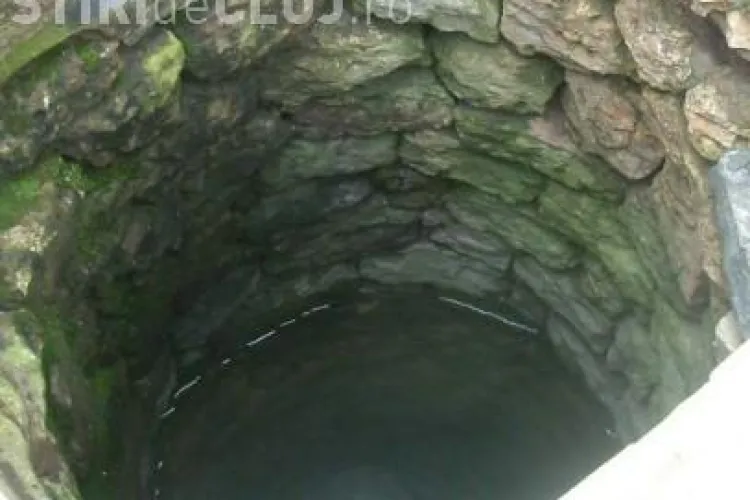 Cal mort abandonat într-o fântână din Feleacu