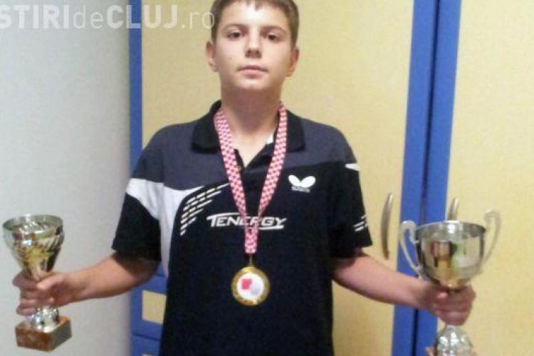 Clujeanul Rareș Șipoș a dominat campionatul de tenis de masă din Polonia