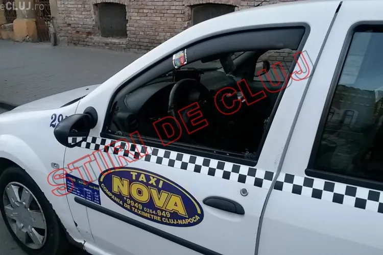 Scandal între un PIETON și un taximetrist de la Nova în zona Teatrului. Ce s-a întâmplat?  - FOTO