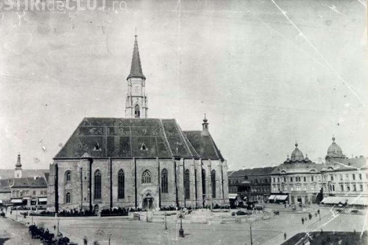 Imagini INCREDIBILE cu Clujul din 1859 -  Cum s-a construit Catedrala - FOTO