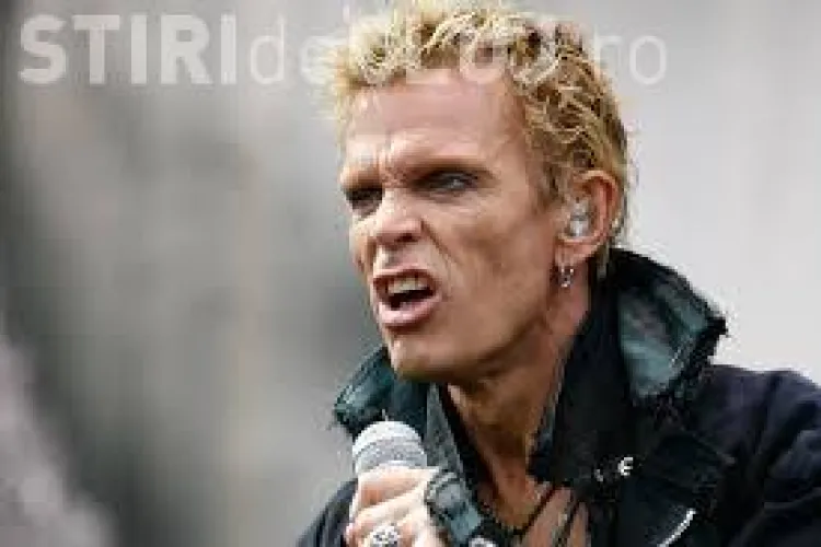 Billy Idol primit la Cluj cu mâncare tradițională. Vezi ce pretenții are artistul