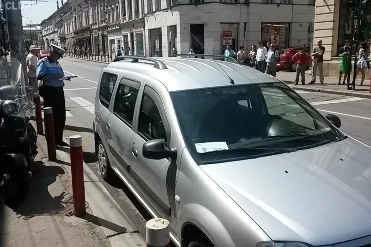 Fă ce zice popa, dar nu-ți parca mașina ca popa! Amendă pe mașina Mitropoliei Clujului - FOTO