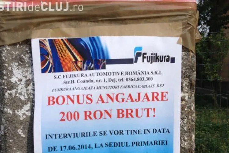 Șomerii din Cluj refuza să se angajeze la Fujikura. Don: Îi vom exclude de la șomaj