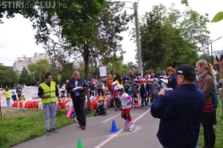 Campanie pentru prevenirea implicării copiilor în accidente rutiere la Cluj FOTO