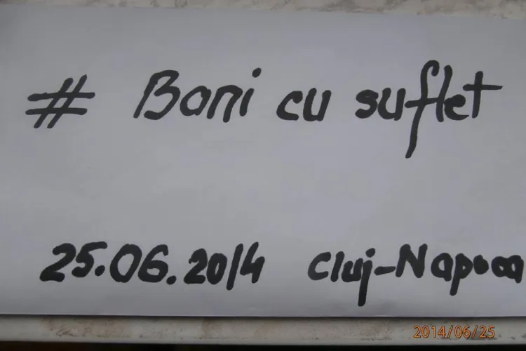 Nu cu toți clujenii ne putem mândri! Au furat banii din plicul cu Bani  cu suflet, plic plasat în Parcul Detunata