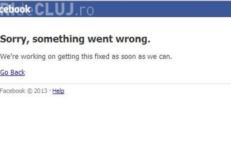 Facebook a picat din cauza unor probleme la rețea