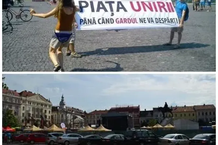 Concertul Billy Idol din Piața Unirii poate fi văzut fără probleme și de cei care nu vor să plătească - FOTO