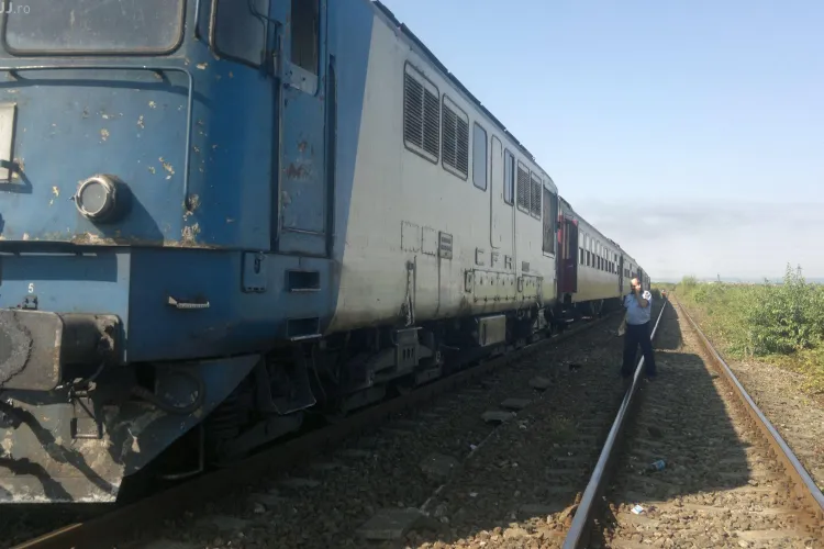 Persoană lovită de tren la Jucu