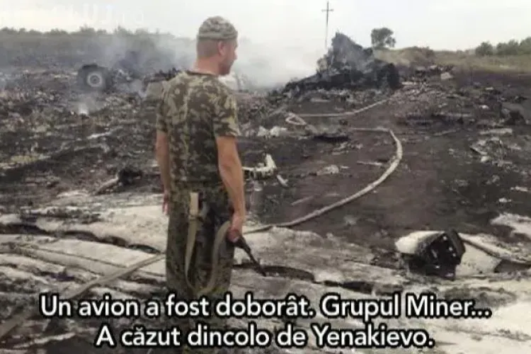 AVION DOBORÂT ÎN UCRAINA: Convorbirea telefonică dintre rebelii separatiști este autentică