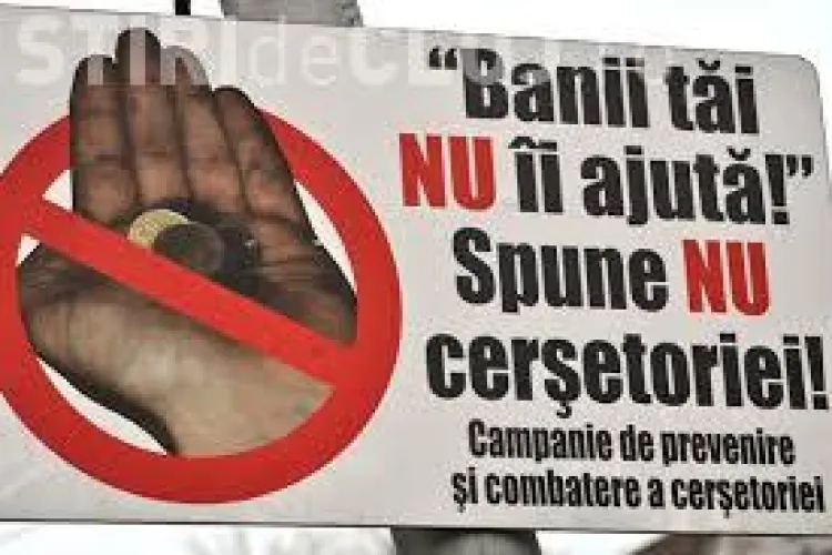 În Cluj-Napoca vor apărea panouri ANTI-CERȘETORIE: "Nu daţi bani cerşetorilor. La Cluj nu se moare de foame!”